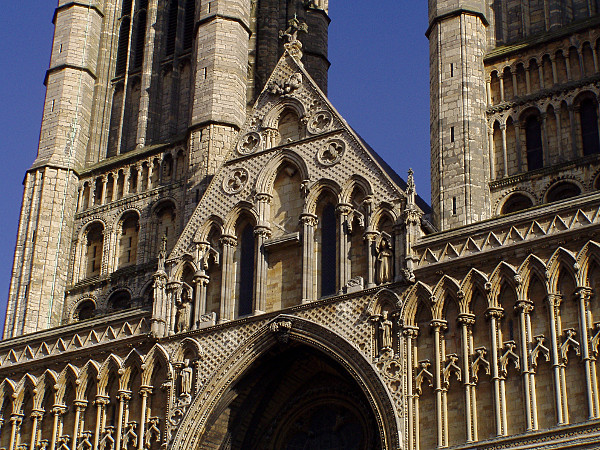 Part of the west wall