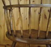 sack-back chair detail