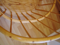 sack-back chair detail
